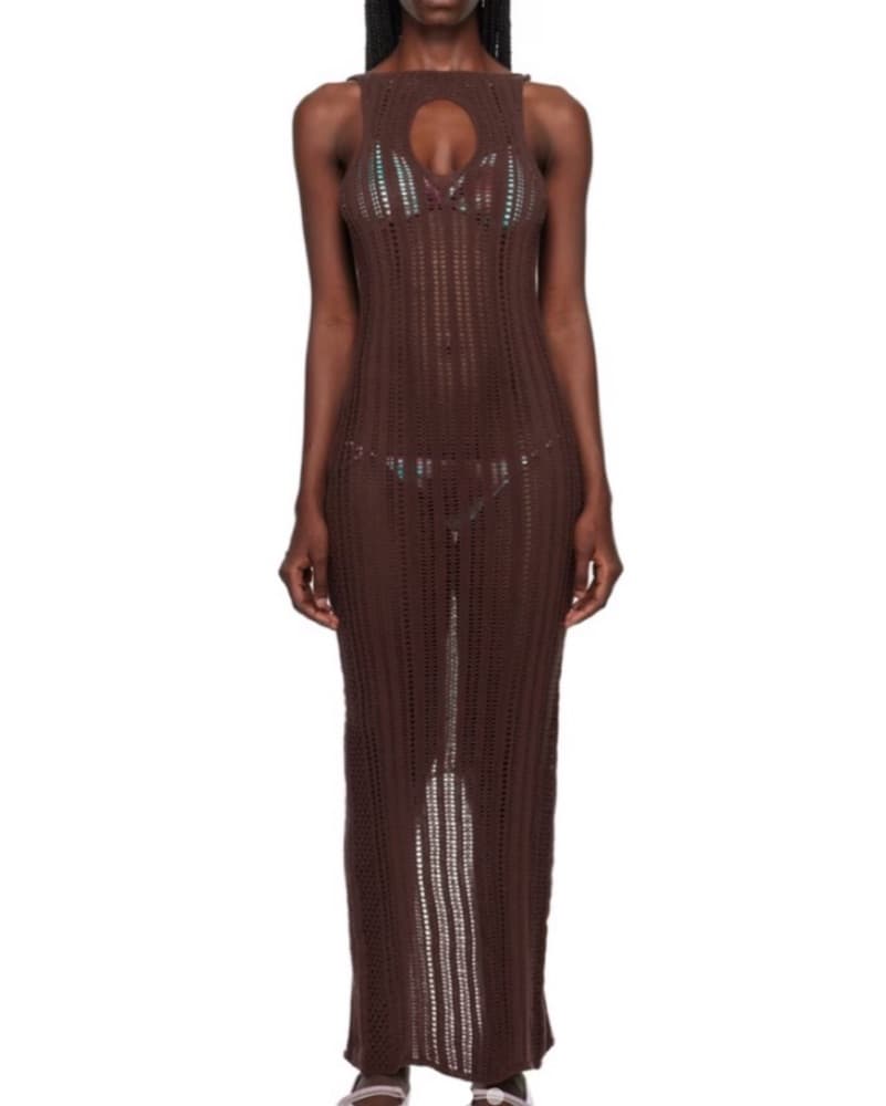 Gimaguas Shimmering Sequined Maxi Dress - Image 1