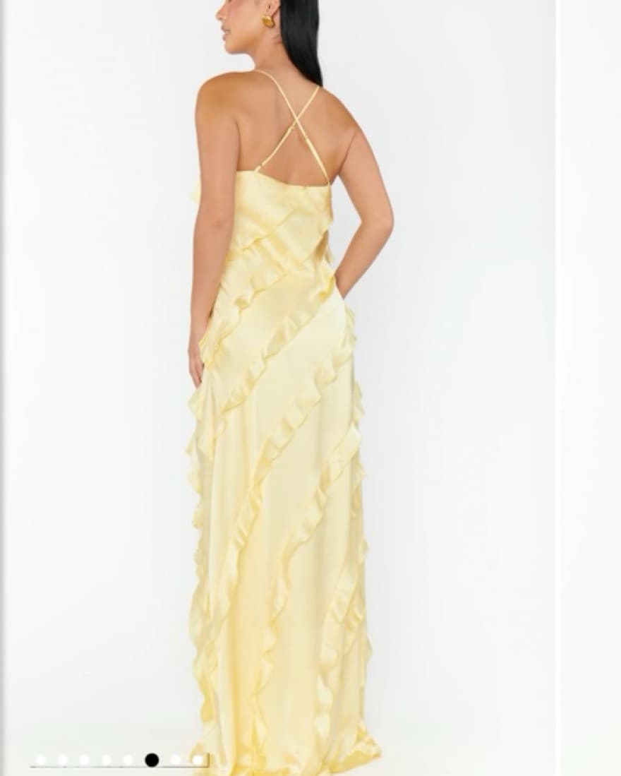 Elegant Ruffle Maxi Dress - Image 2