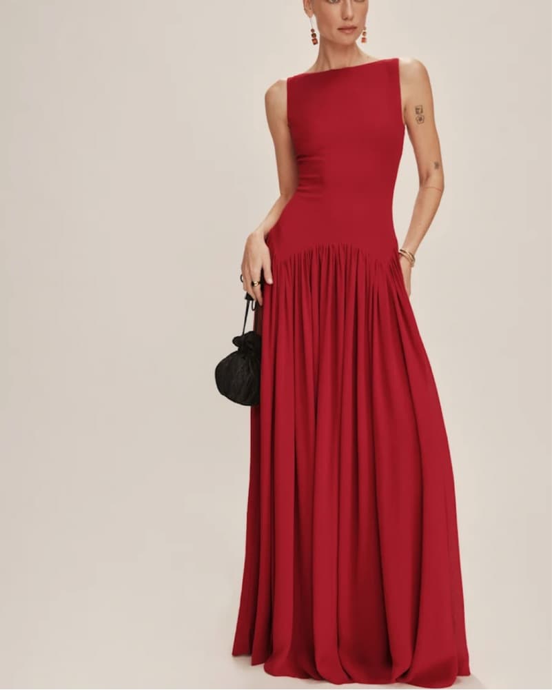 Red Reformation Maxi Dress - Image 1