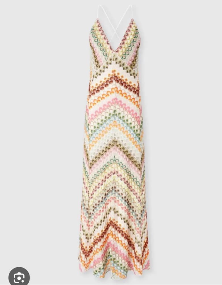 Crochet Missoni Inspired Dress - Image 1