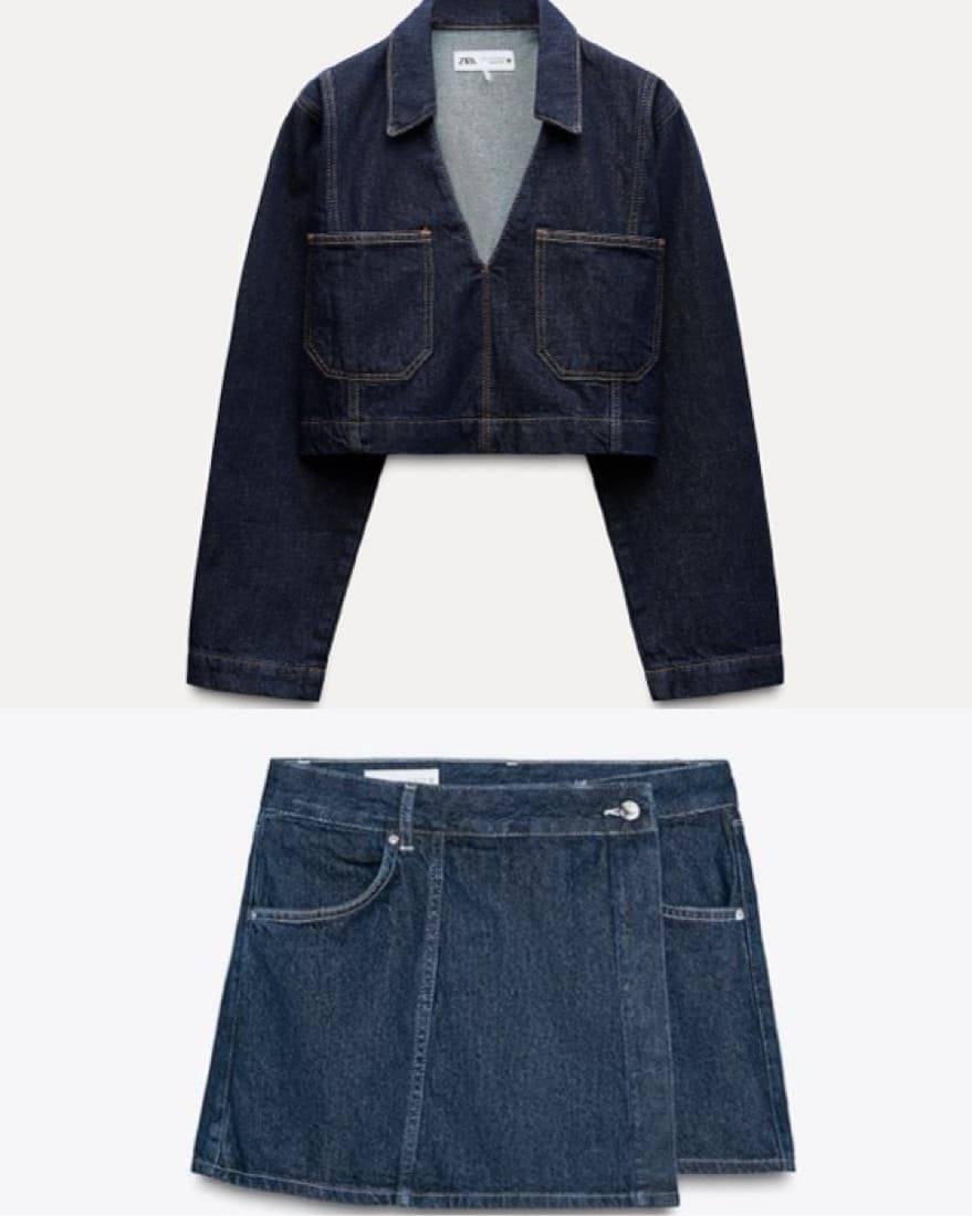 Zara Denim Set - Image 1