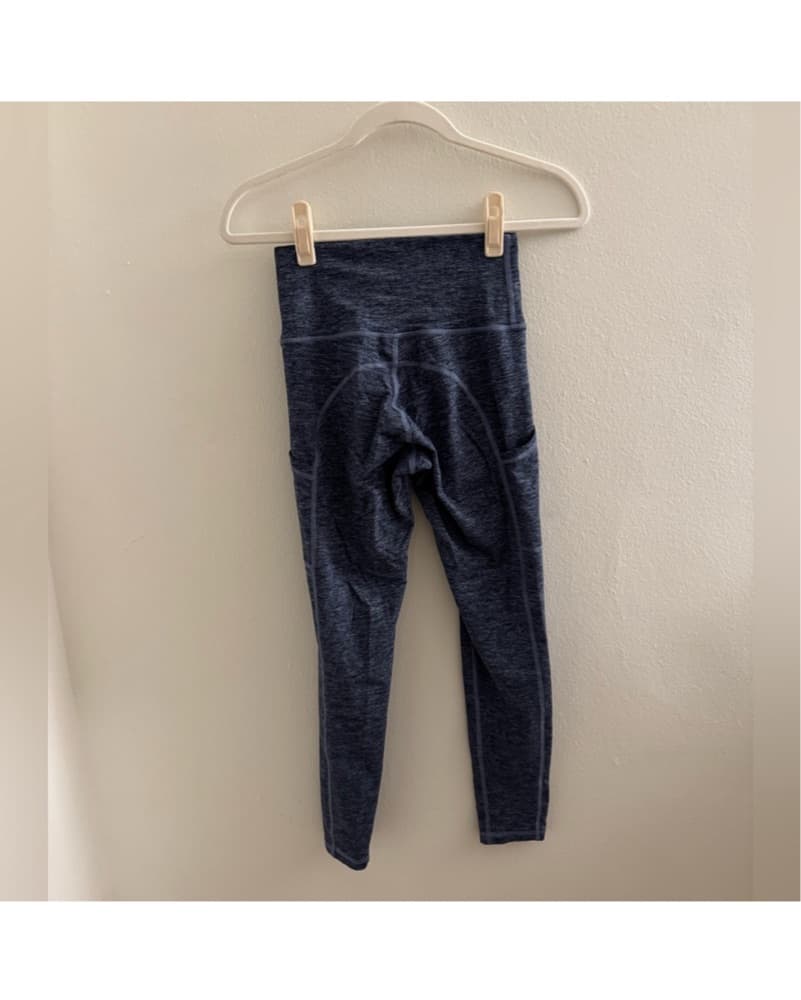 Aerie Blue & Gray High-Waisted Leggings - Image 3