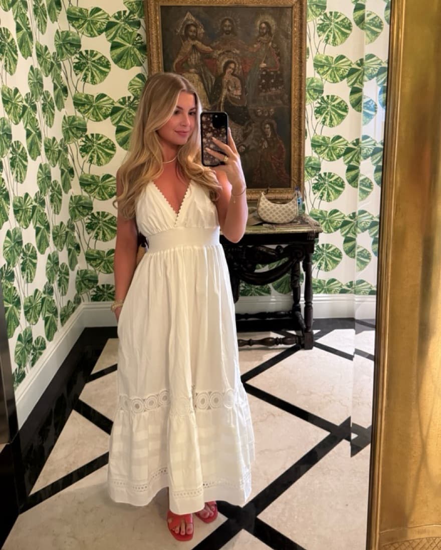 Cartolina White Maxi Dress - Image 2
