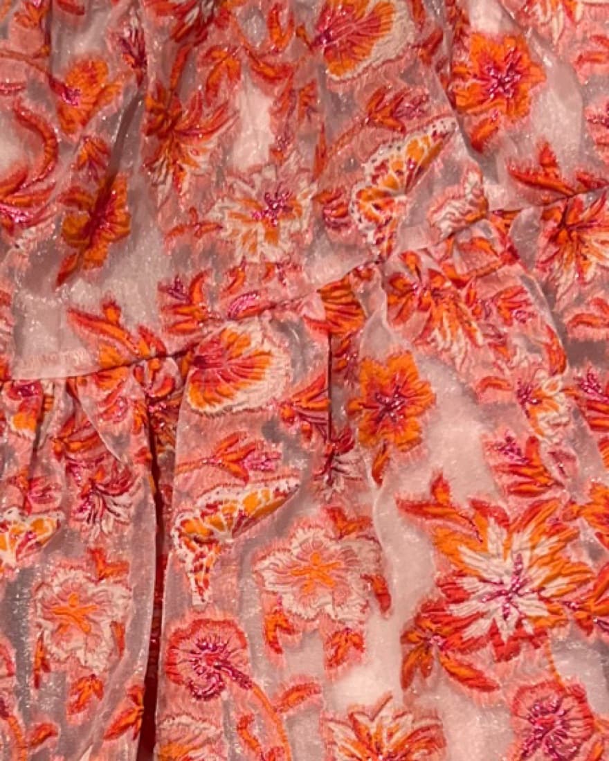 Embroidered Strapless Dress  - Image 2