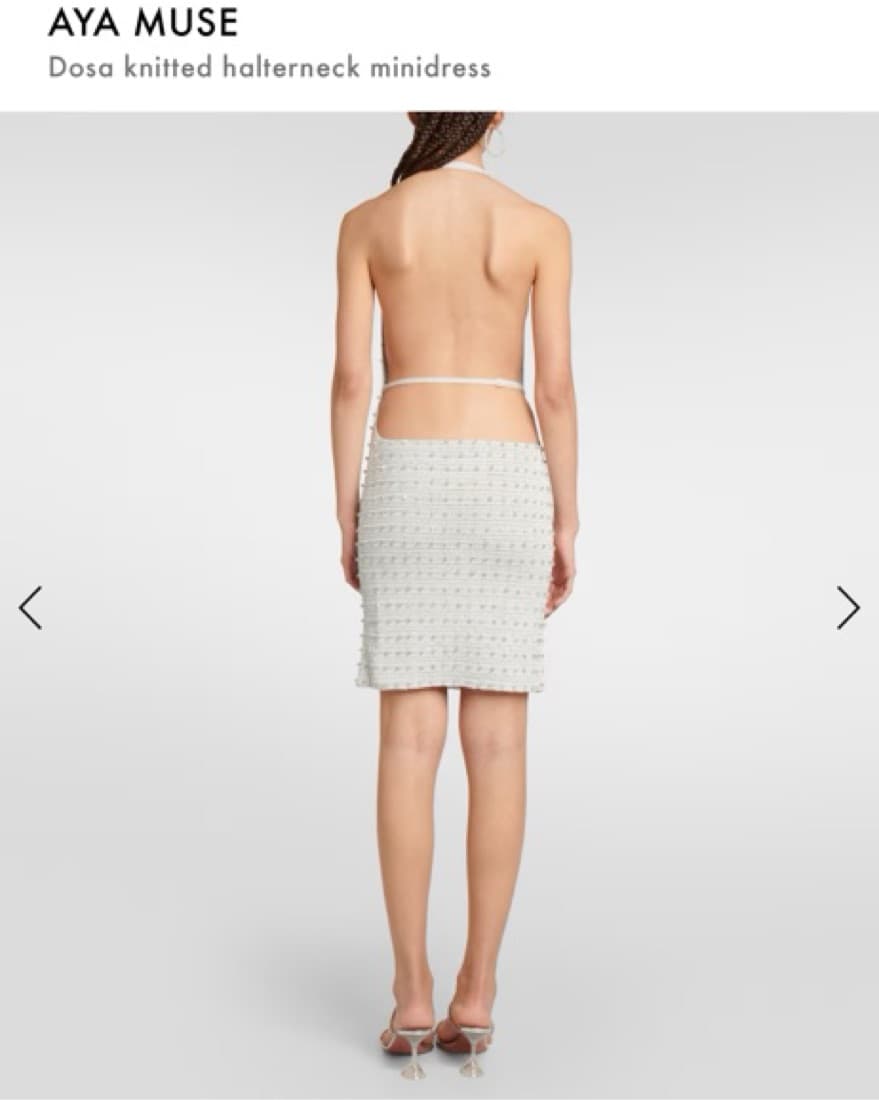 Aya Muse Dosa Knit Dress - Image 3