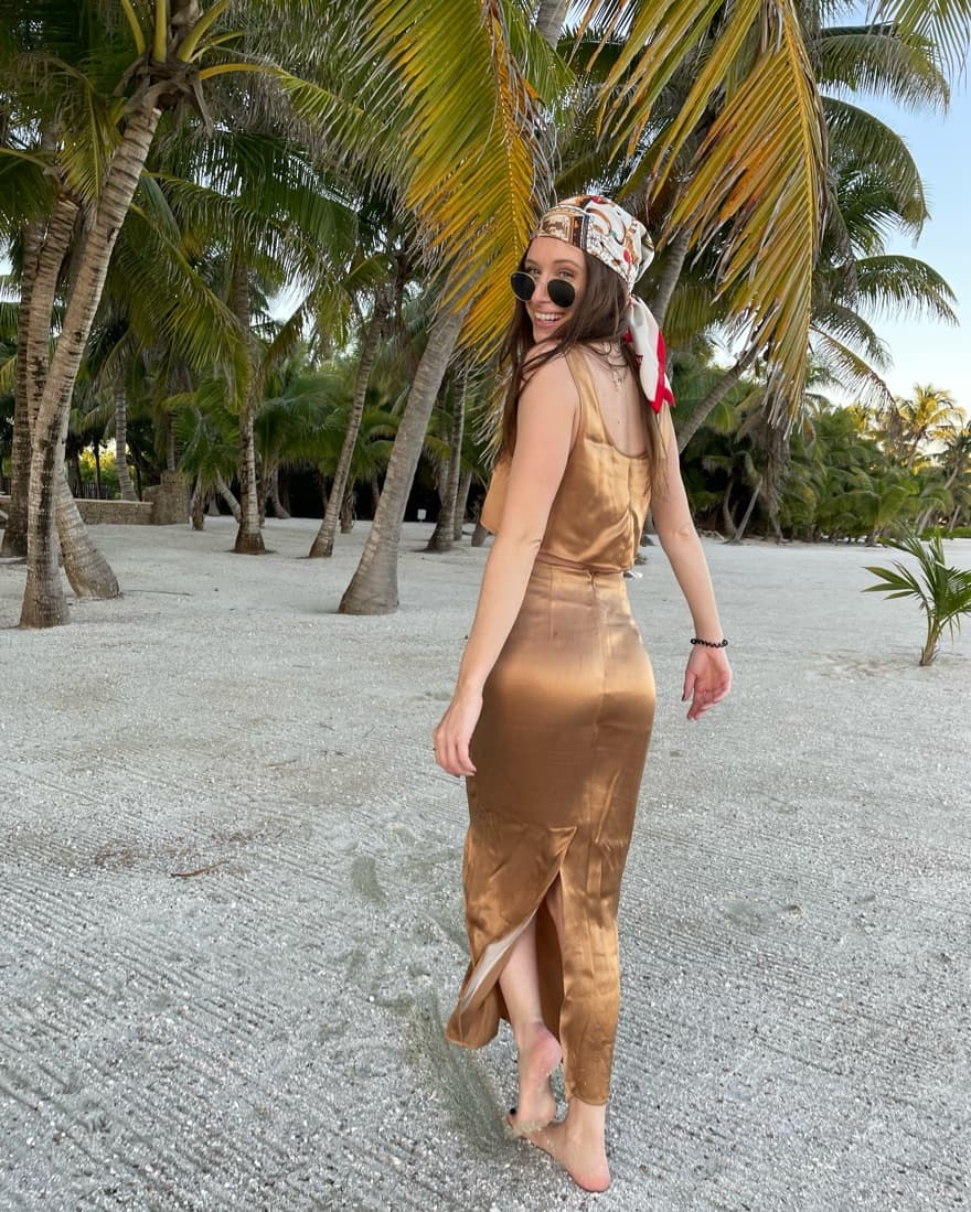 Camila Coelho Silk Two Piece Maxi - Image 2