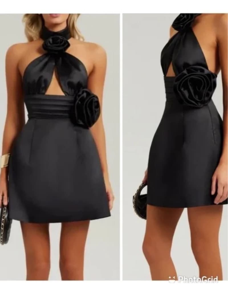 HEIRESS BEVERLY HILLS SATIN CUTOUT FLOWE - Image 3