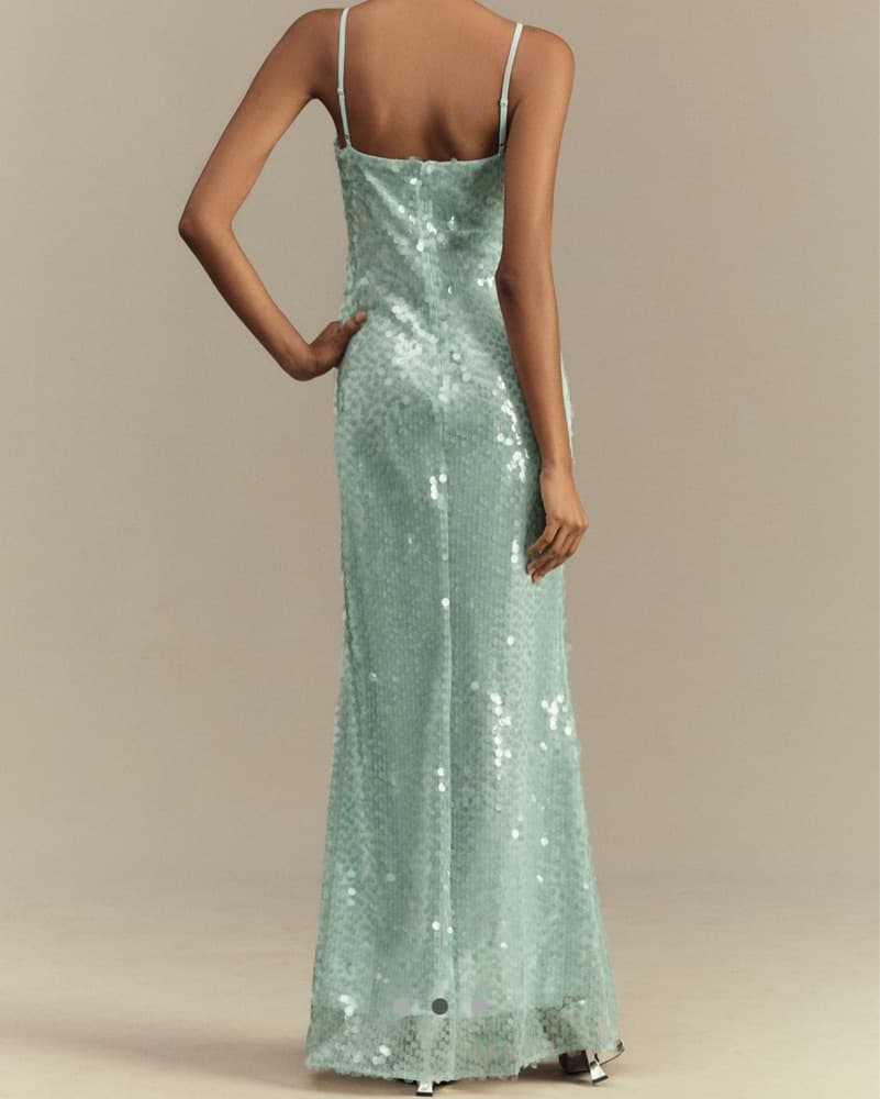 Anthropologie Mare Mare Sequin Maxi Dres - Image 2