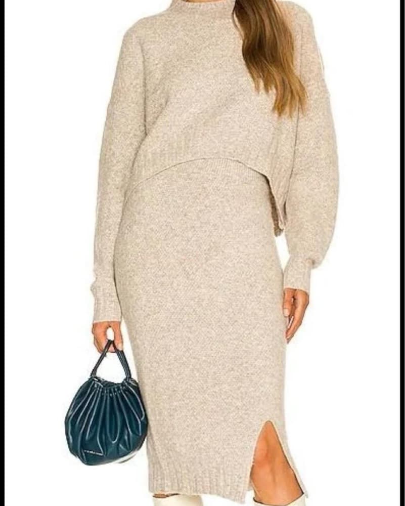 SNDYS Beige Knit Set - Image 3
