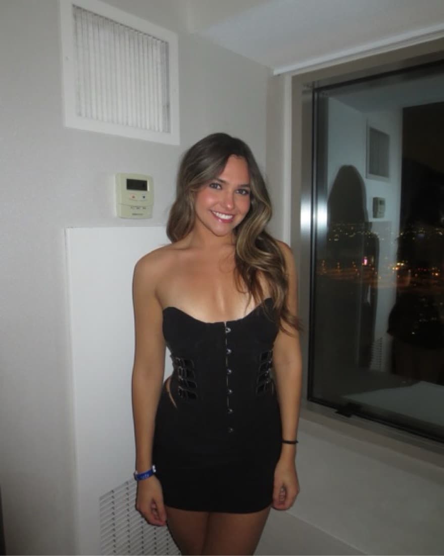 OUTCAST KALLIE MINI DRESS BLACK - Image 1