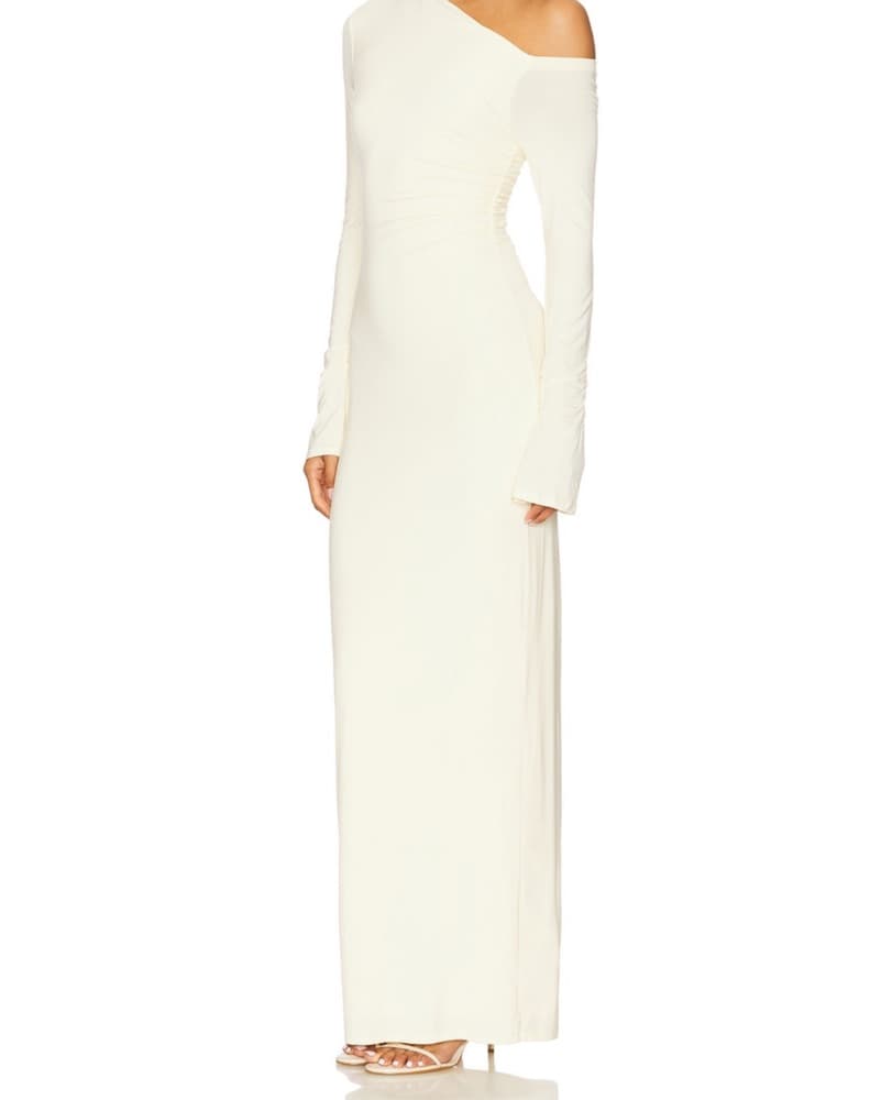 Superdown Advice Maxi Dress Cream - Image 2