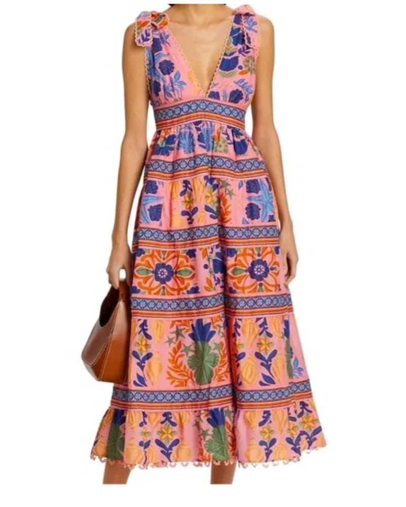 Farm Rio Pink Seashell Dress - Image 2