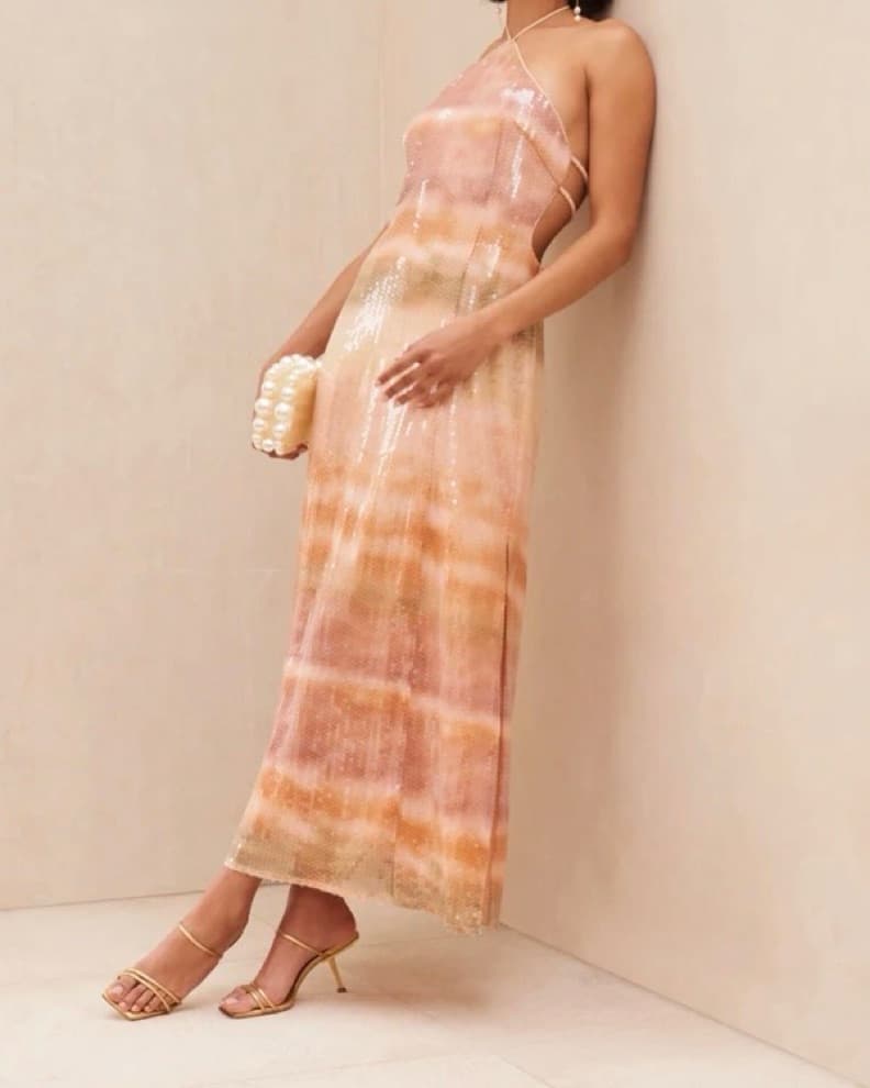 Cult Gaia Halter Maxi Dress - Image 2