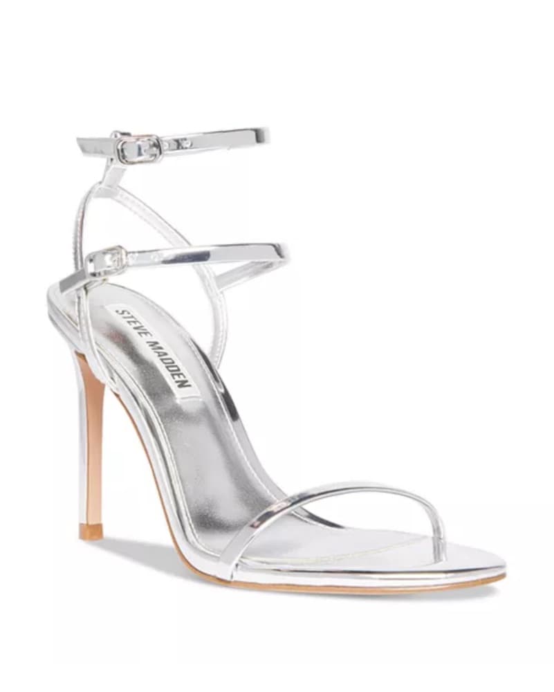 Steve Madden Silver Heels - Image 1