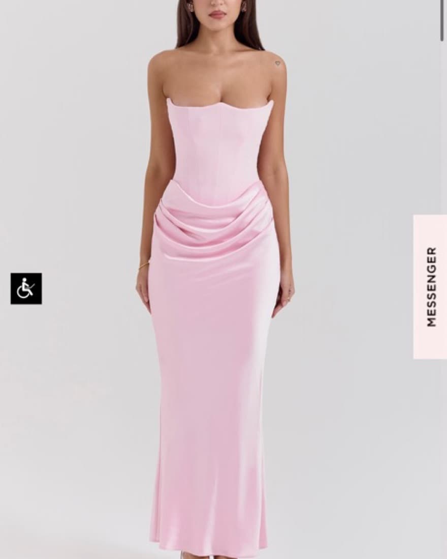 Pink House Of CB Persephone Dress Pink - Image 3