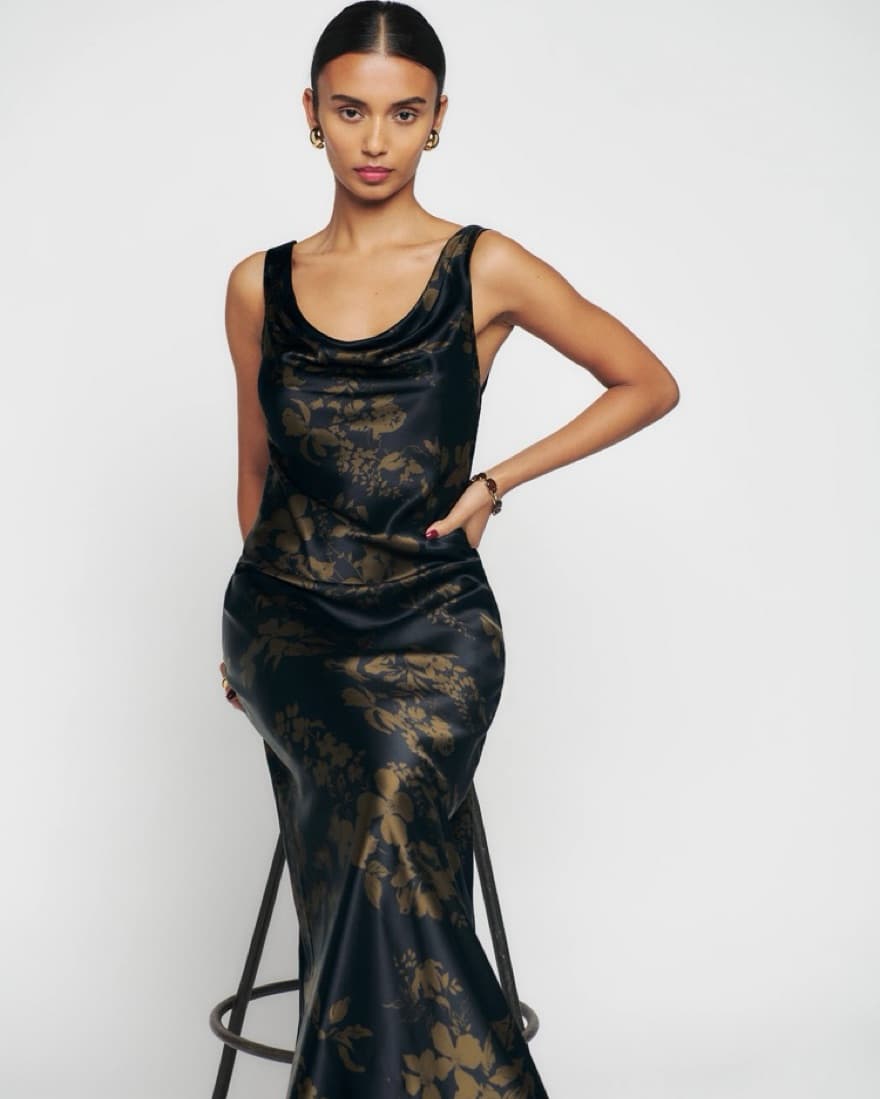 Reformation Annabelle Silk Dress  - Image 4