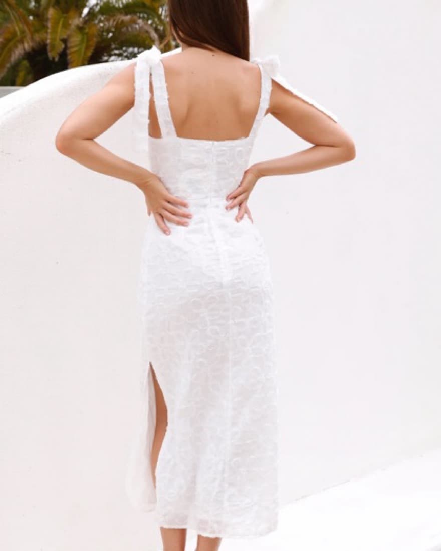 White Maxi dress- Size M - Image 2