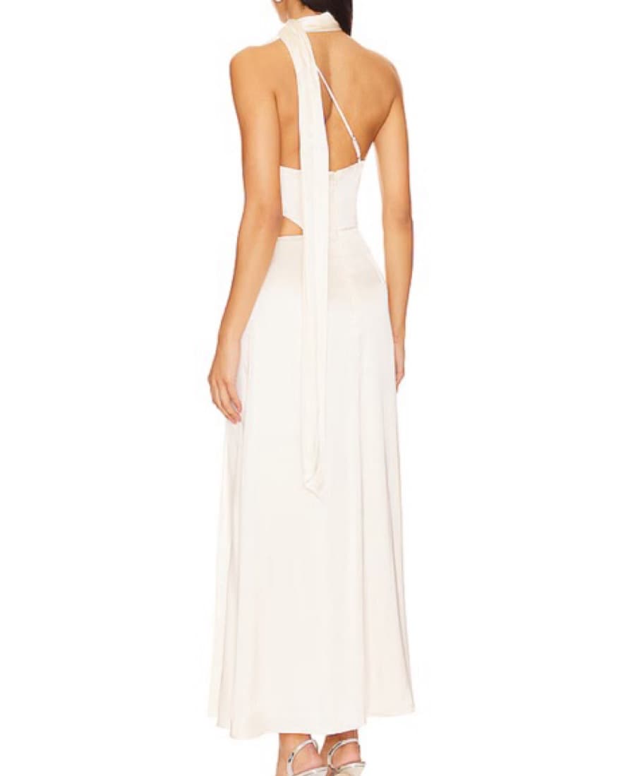 LPA White Maxi Dress - Image 2