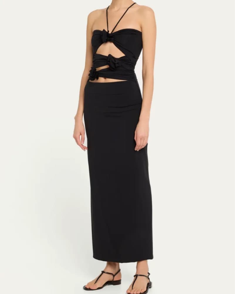 Maygel Coronel Black Maxi Dress - Image 2