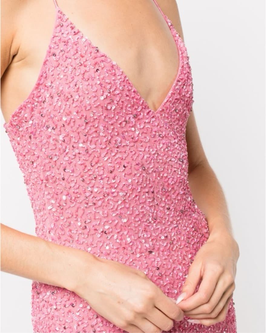 Retrofete Billie Sequin Dress Size Small - Image 5