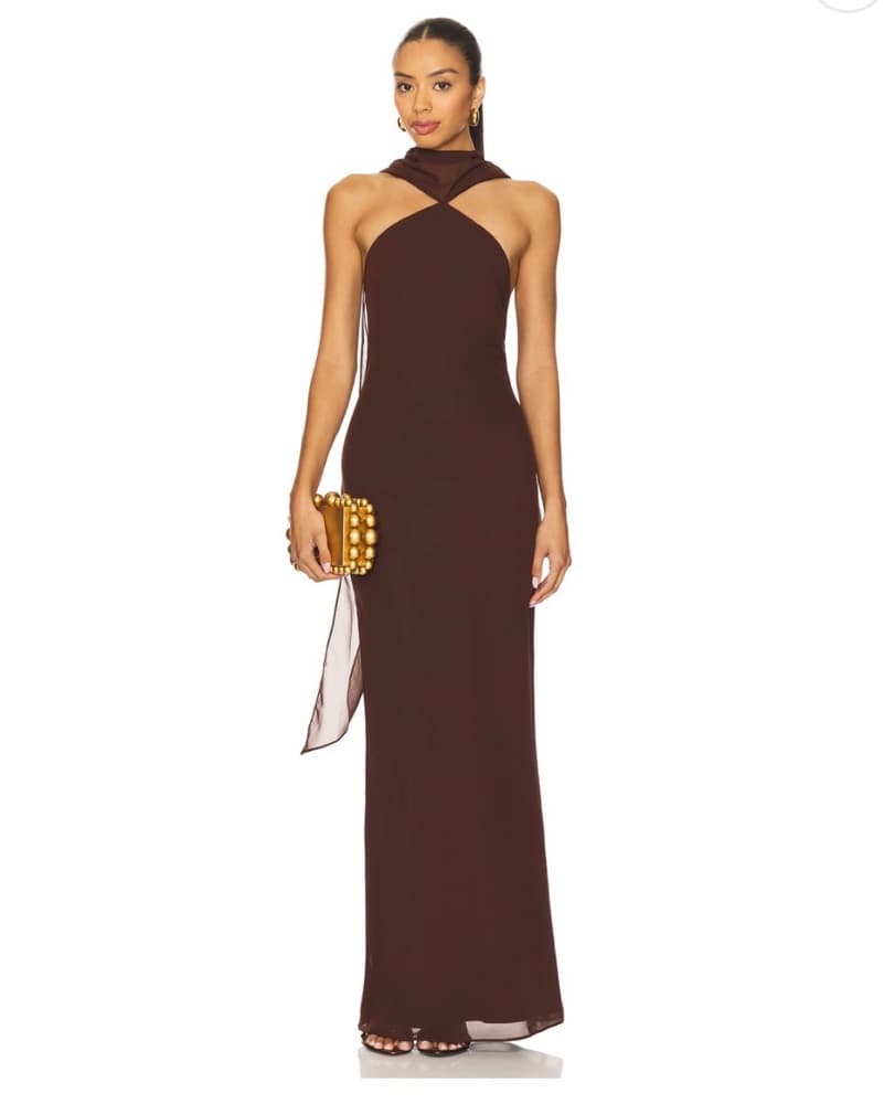  Amanda Uprichad Ashton Maxi Dress in Co - Image 1