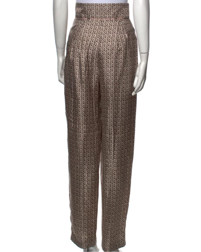 Fendi Logo Silk Pants - Image 2