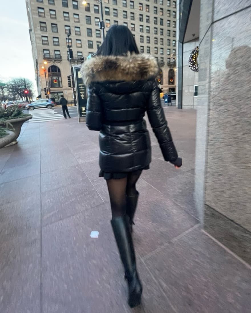 SAM Winter Coat With Fur Hood - Image 1