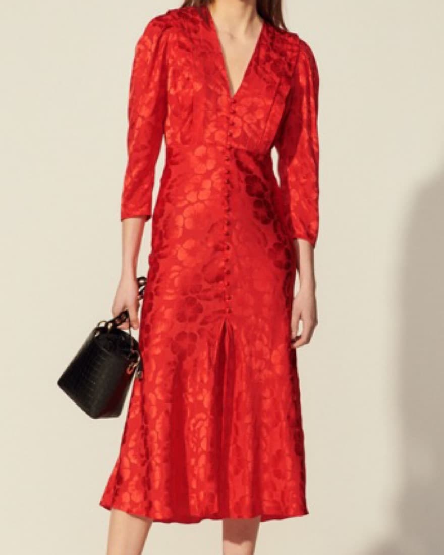 Sandro Red Dress - Image 1