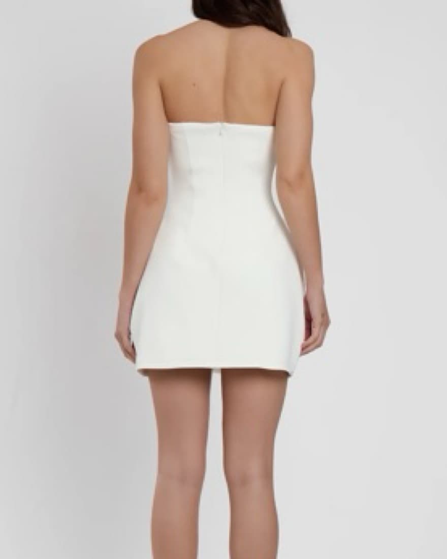 Leau Solene Strapless Pocket Dress - Image 2