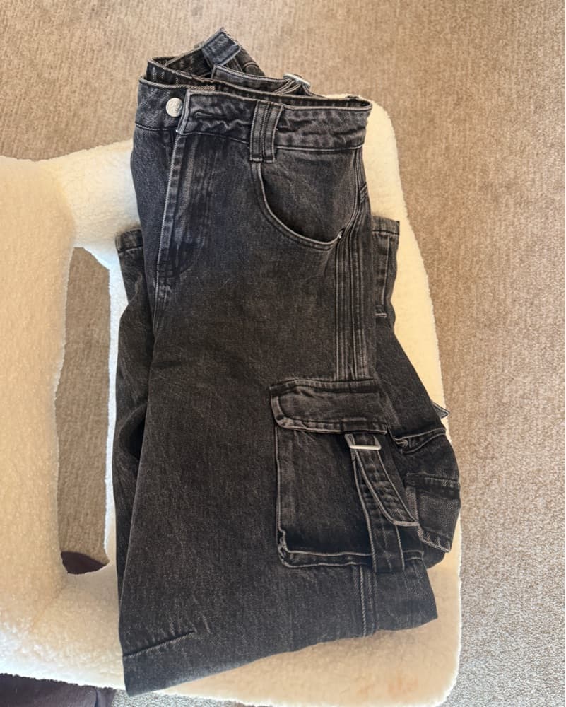 Outcast Black Cargo Pants - Image 3