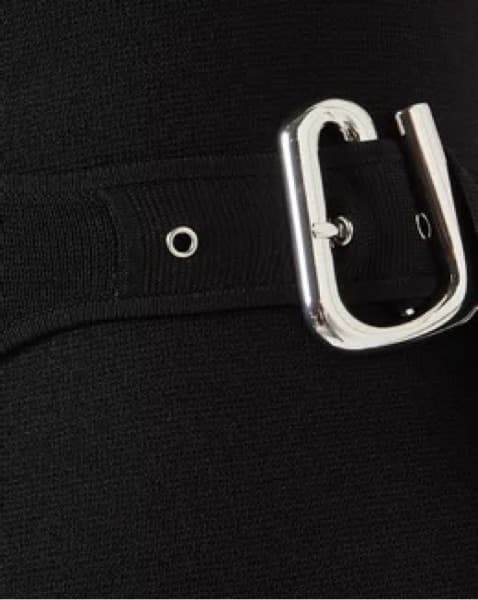SIR Black Belted Modernist dress  - Image 4