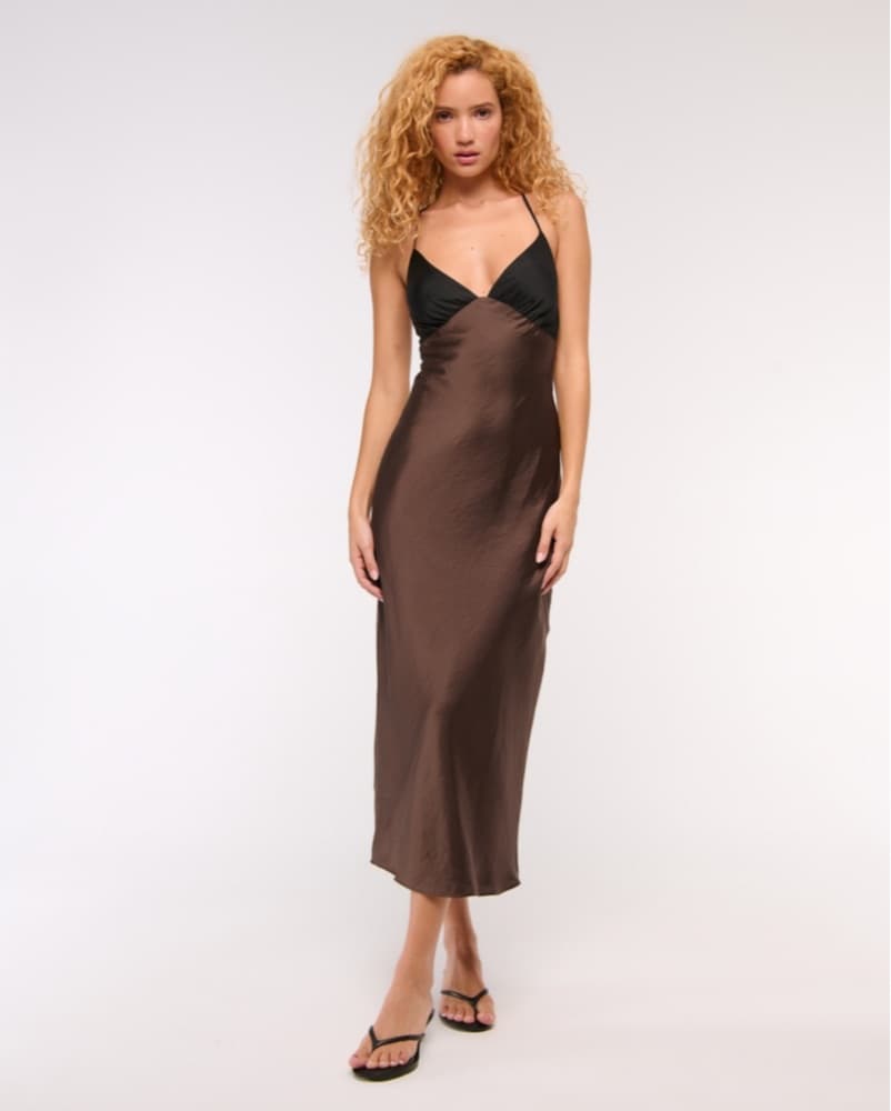 Abercrombie Julia Slip Tie Maxi Dress - Image 1