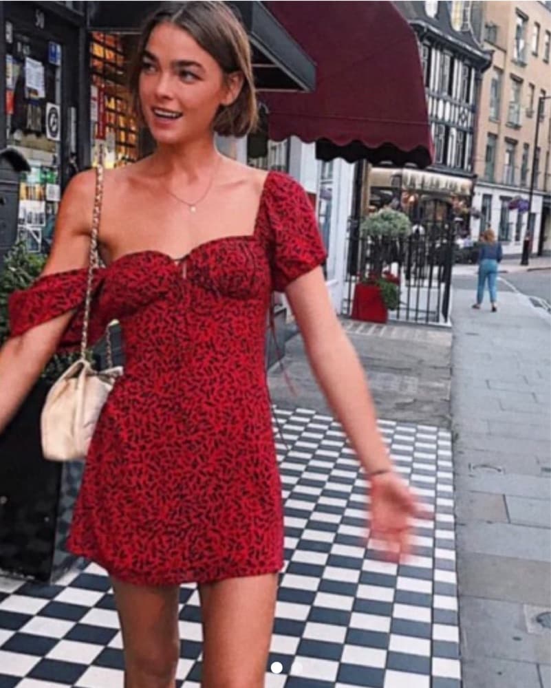 Realisation Par Red Mini Dress - Image 1