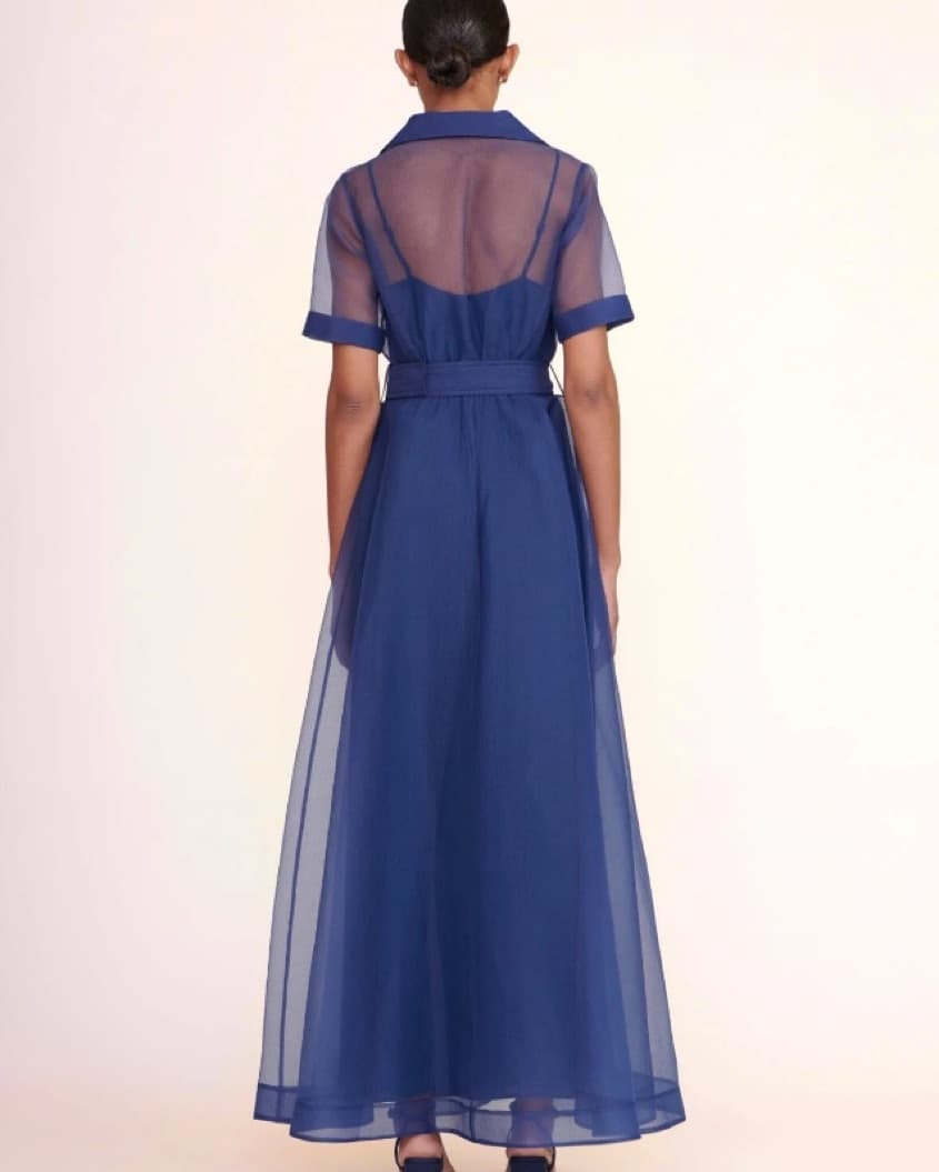 MILLIE DRESS NAVY ORGANZA - Image 3