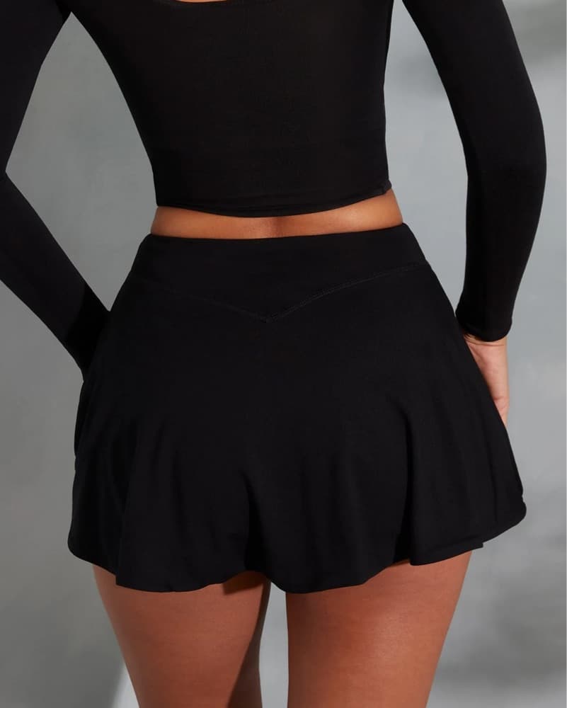 Oh Polly black mini skort - Image 3