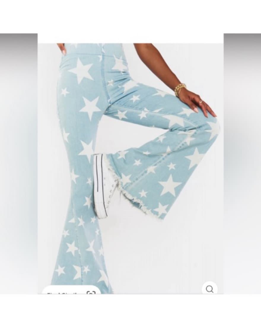 Show Me Your Mumu Star Flare Jeans - Image 4