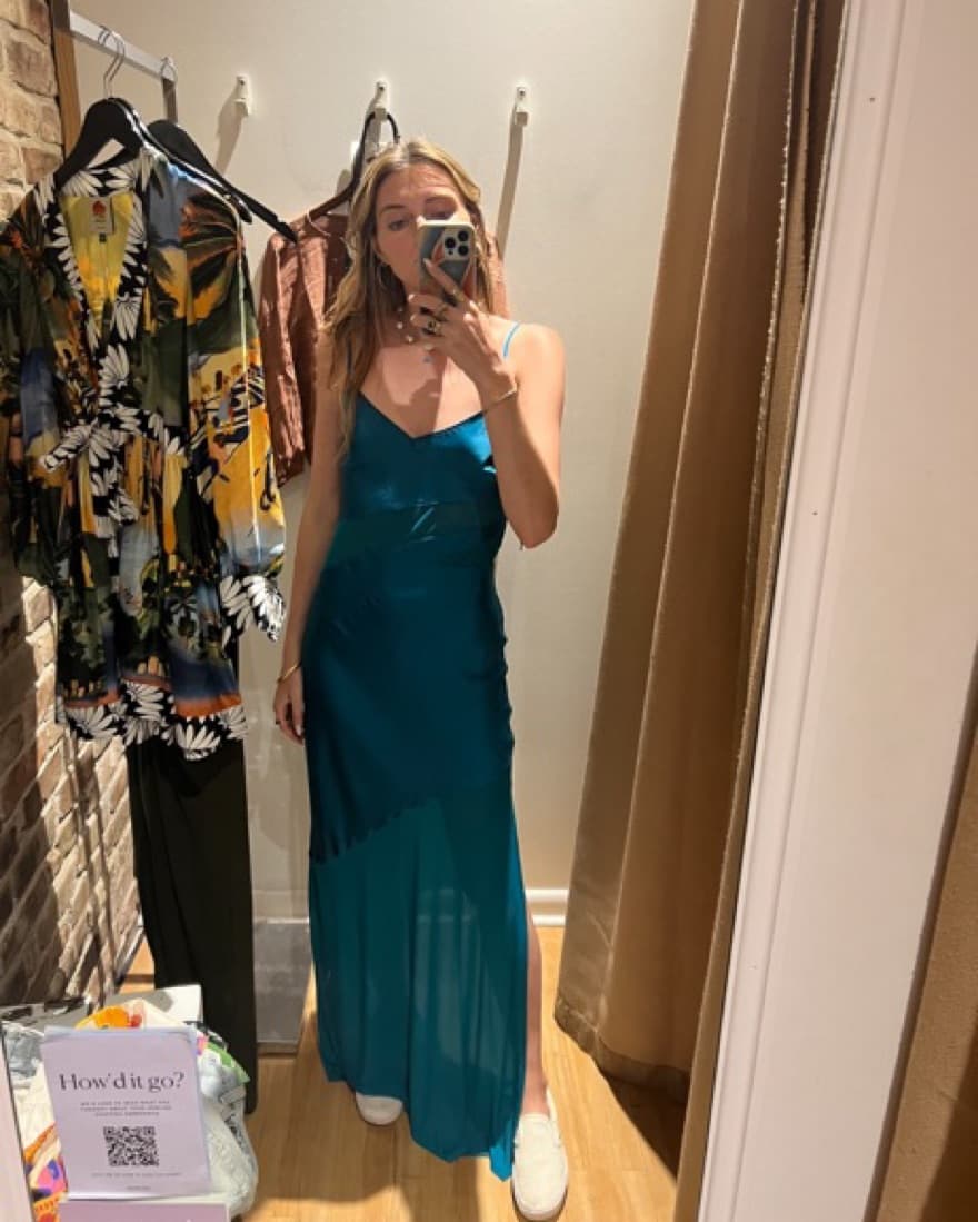 french connection inu satin strappy maxi - Image 5