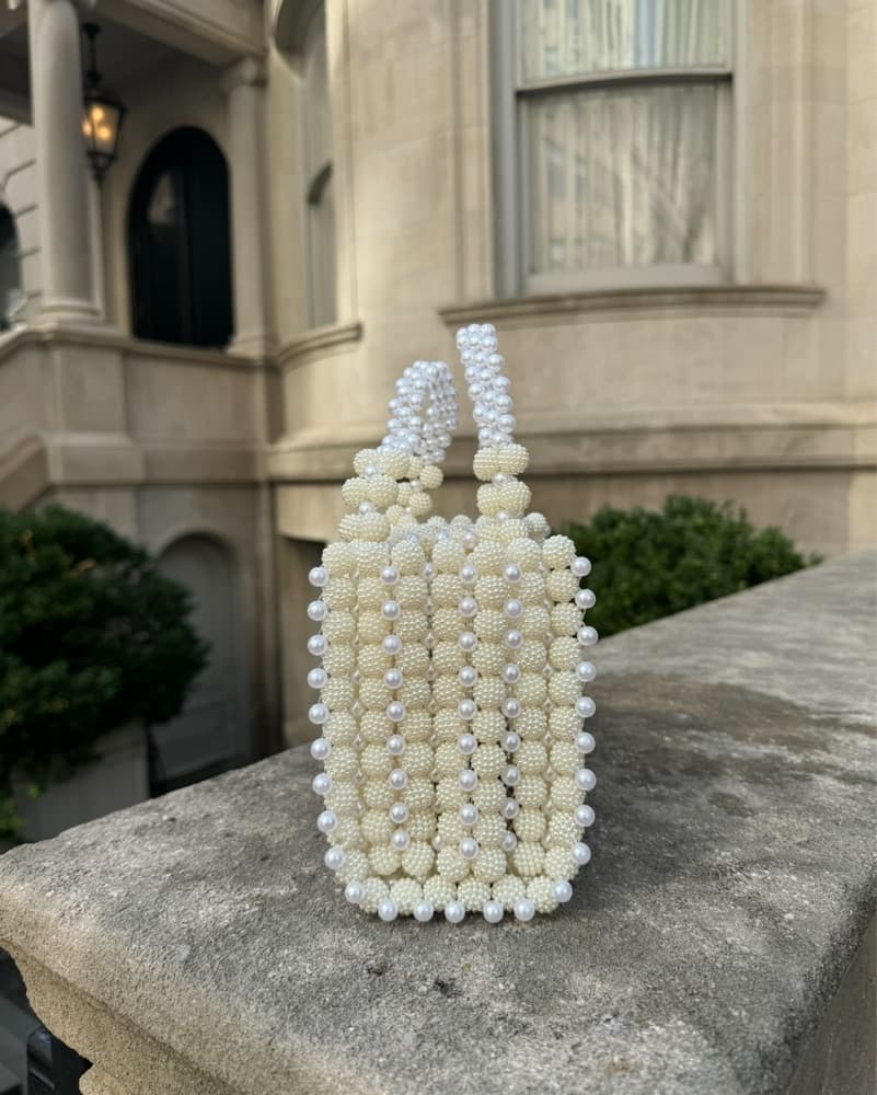 Handmade Beaded Bag - Image 3