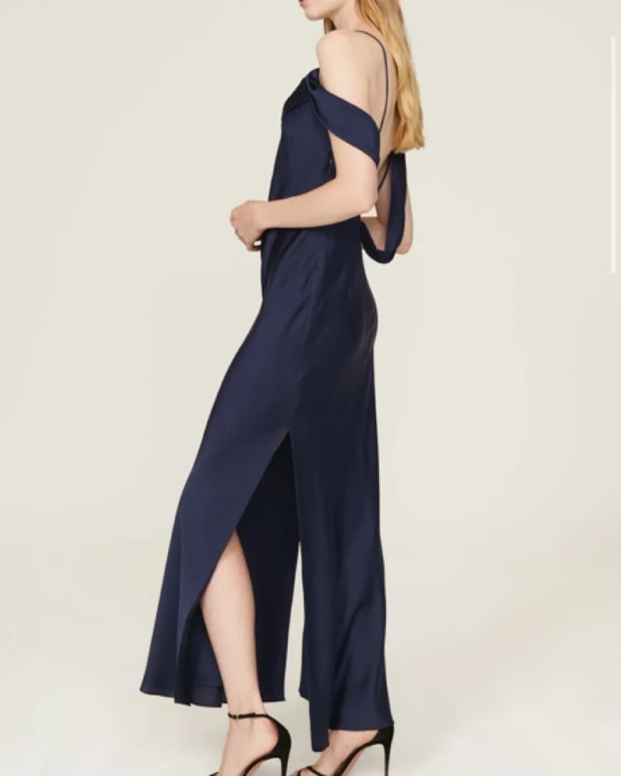 Fame And Partners Blue Maxi Francois Dress - Image 3