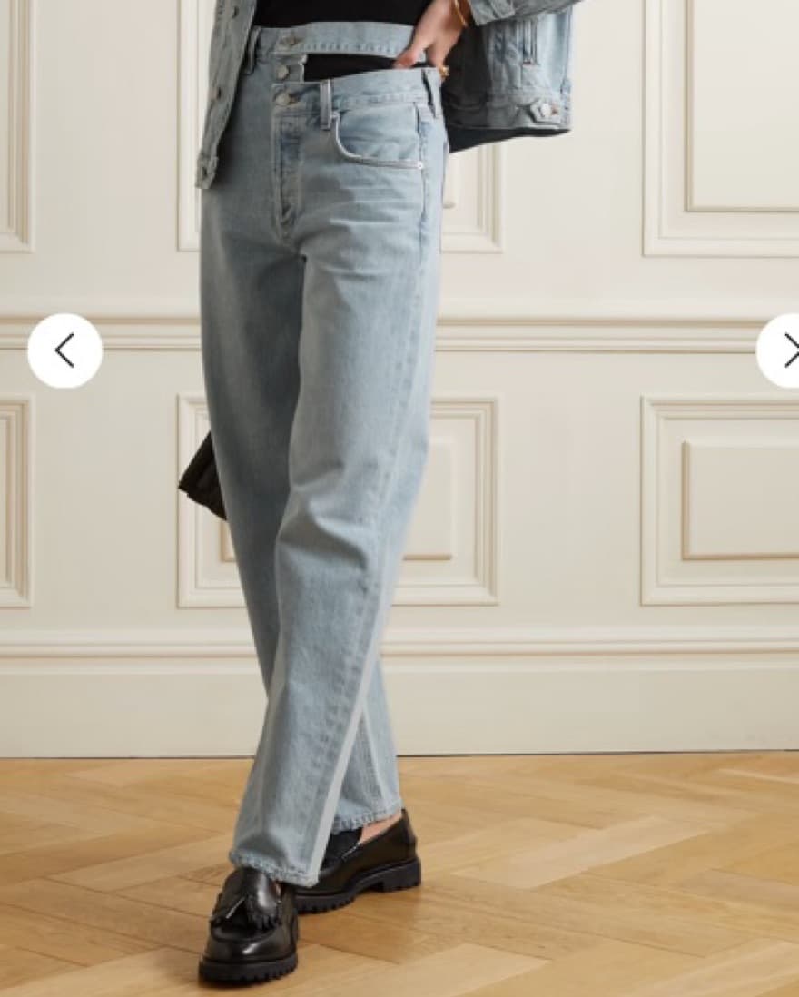 Agolde Broken Waist Cut Out Jeans  - Image 2