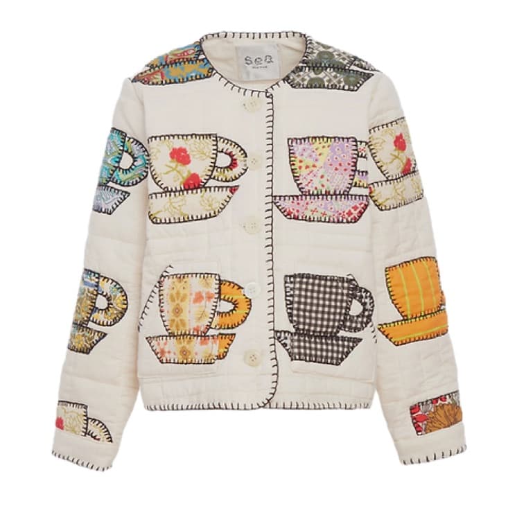 Sea Karmen Tea Cup Embroidered Jacket - Image 1