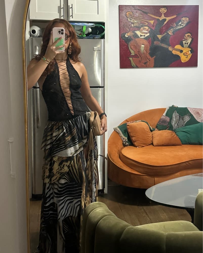 Jaded London Animal Print Maxi Dress - Image 5