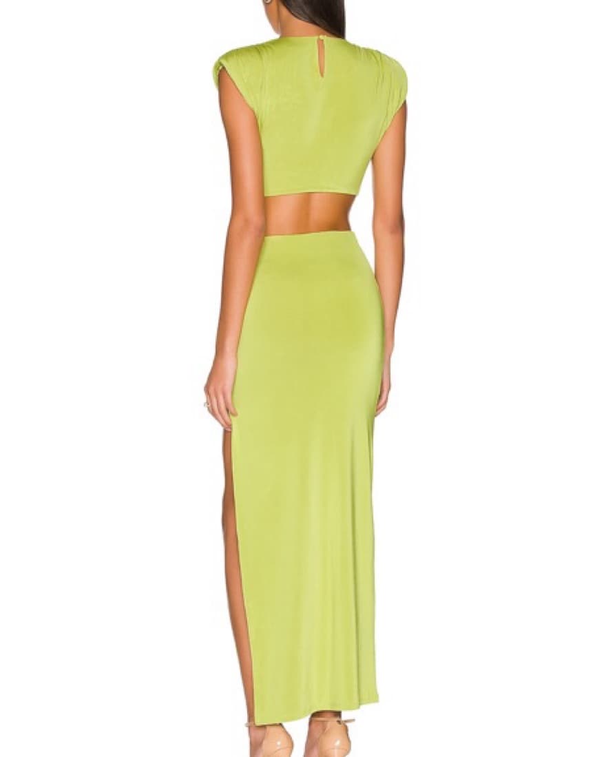 Green Cut Out Dress  - Image 2