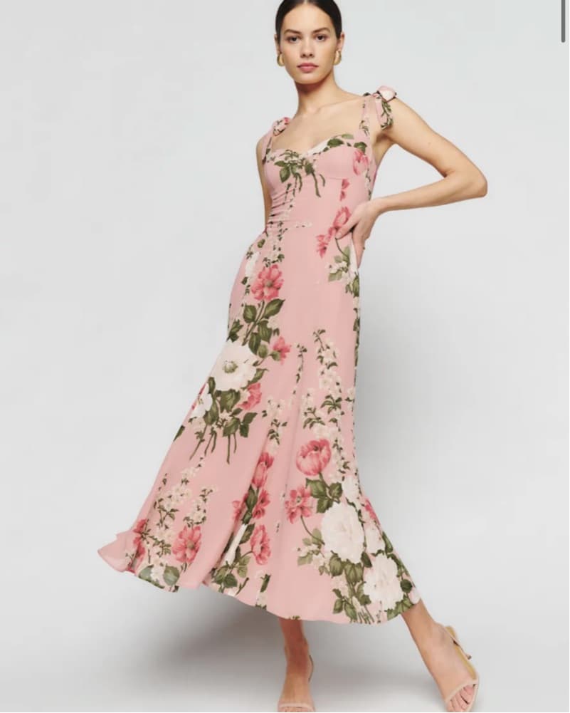 Reformation Floral Maxi Dress - Image 4