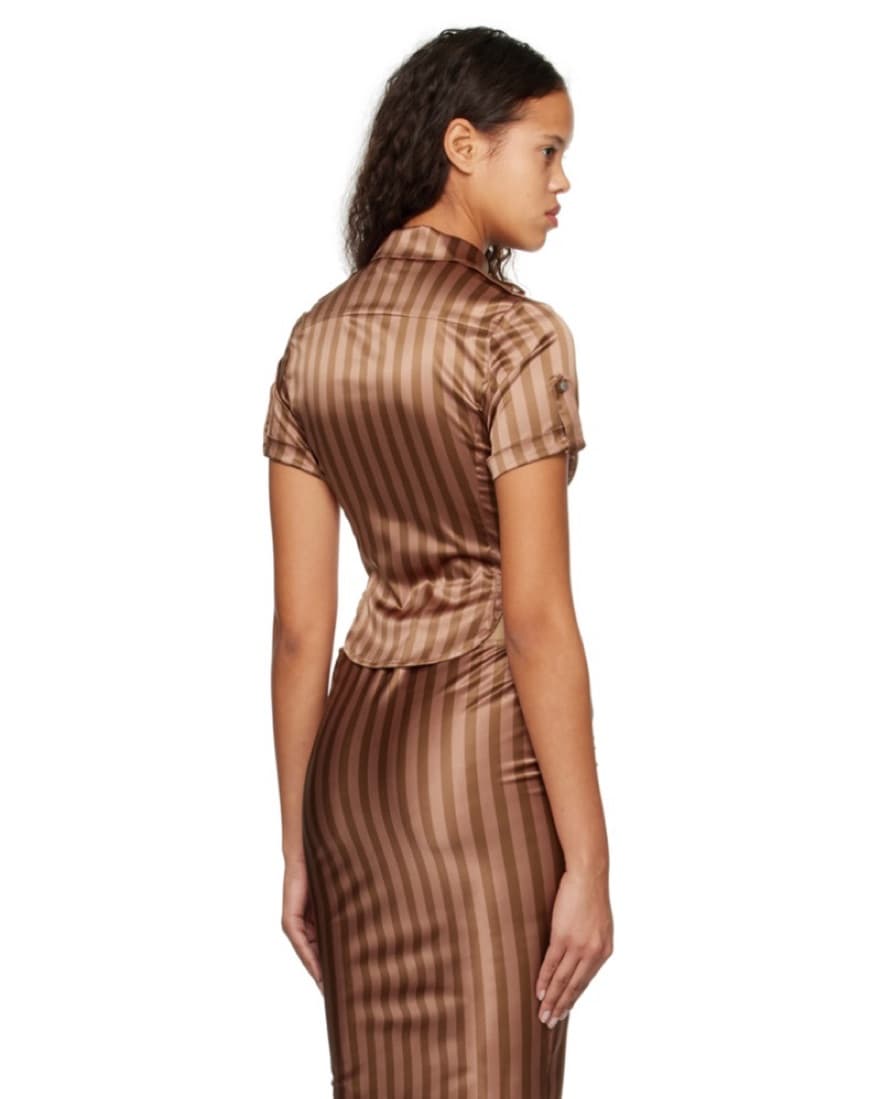 MIAOU Work Capsule – Brown Max Shirt  - Image 3
