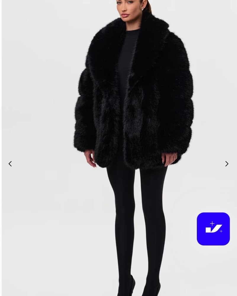 Faux Mink Pelted Coat - Image 2