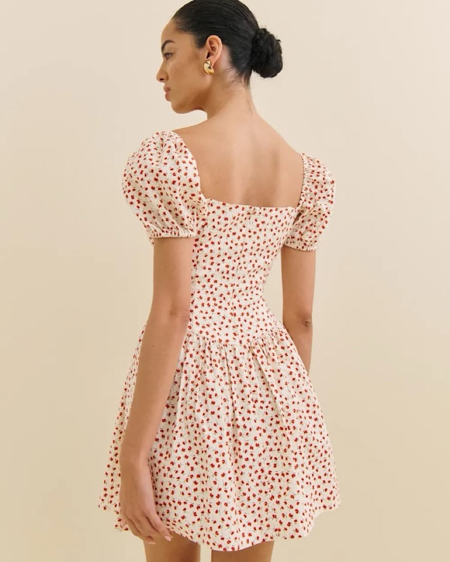 Reformation A-line Mini Dress - Marielle￼ - Image 4