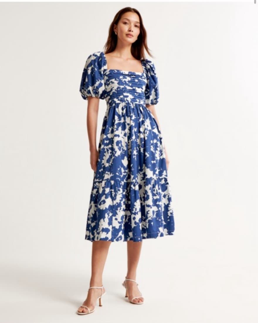 Aberombie Emerson Poplin Midi Dress - Image 2