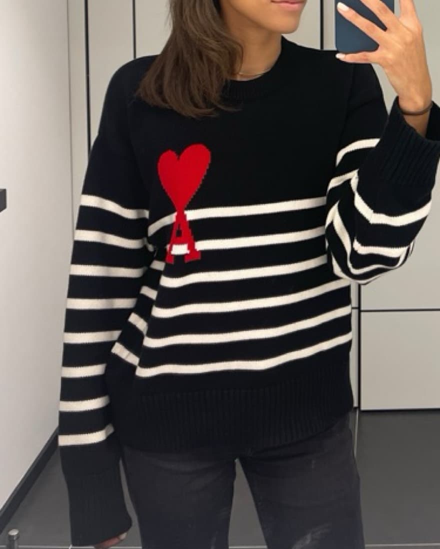 Ami Paris Striped Sweater - Image 2