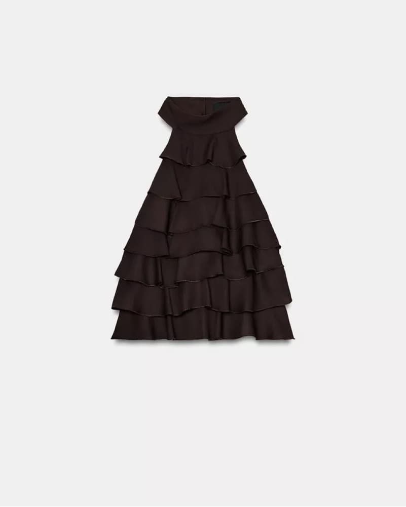 Zara Backless Ruffle Top - Image 1